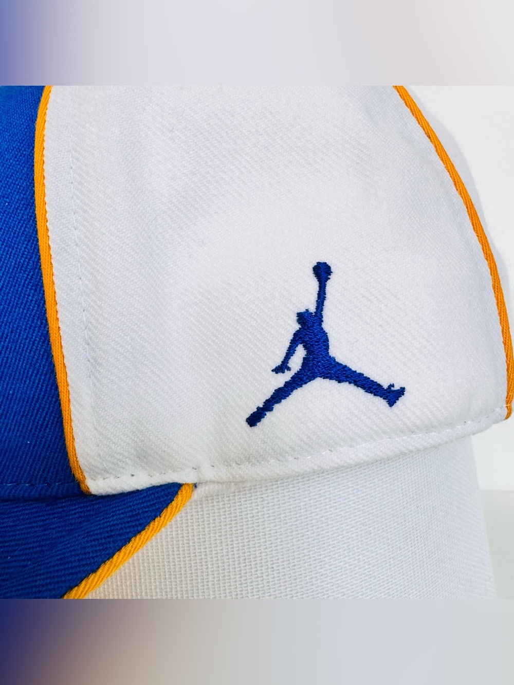 Nike Jordan Laney High School Fitted Hat Blue Jumpman Size 7 5/8 Men’s PreOwned - Picture 9 of 16